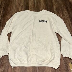 MV Sport Leopard Print Mom‎ Corded Sweatshirt BNWT medium